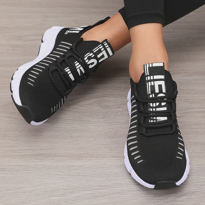 Ademende Sportschoenen Dames - Lichtgewicht Mesh, Comfortabele Zachte Zool, Casual Sneakers