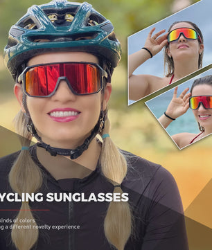 SCVCN Sport Zonnebril - UV400 Bescherming voor Fietsen & Outdoor Activiteiten