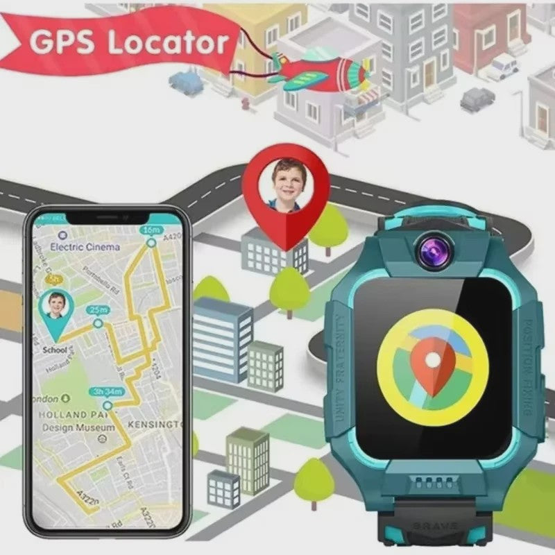 Lenovo Kinder Smartwatch 4G GPS Waterdicht met Camera & Bellen - Veilig & Functievol