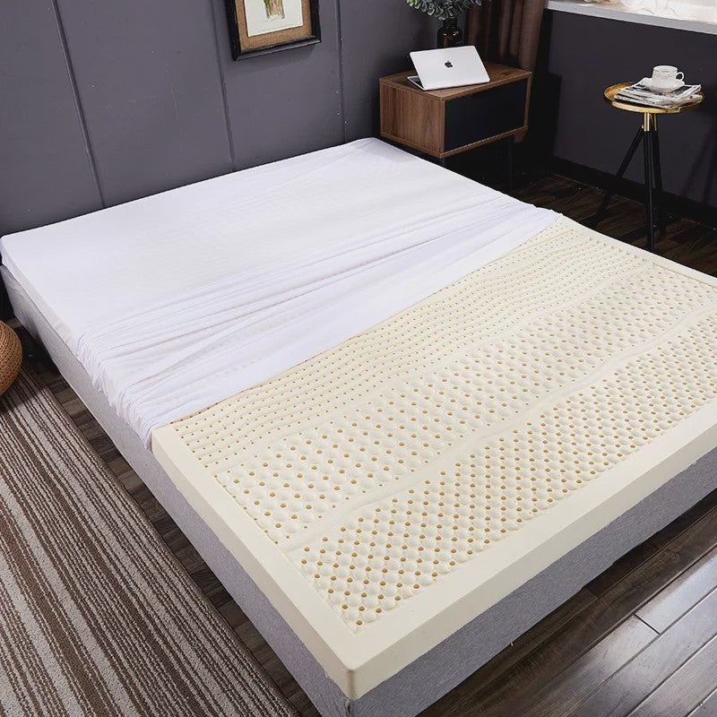 100% Natuurlijk Latex Matras uit Thailand - Dikke Topper voor Huis & Slaapzaal - 1.5m & 1.8m