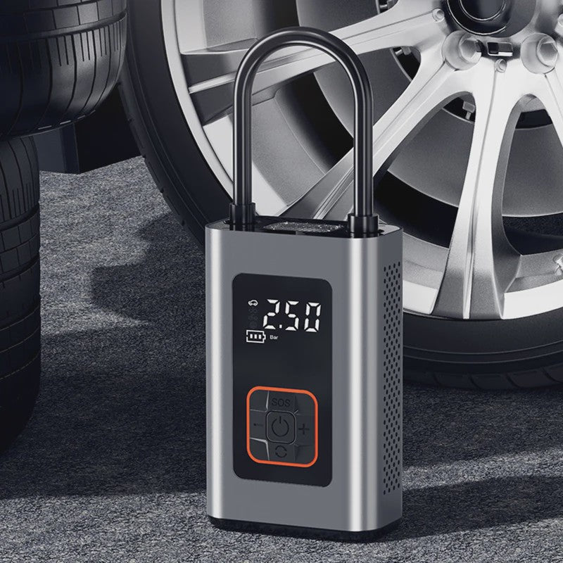 Draagbare Draadloze Luchtpomp - Elektrische Bandenpomp voor Auto, Motor, Fiets & Bal