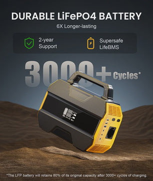 VTOMAN FlashSpeed 300 Power Station: 230Wh LiFePO4, 300W AC, 100W USB-C, Solar Generator