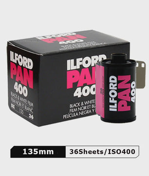10 Rollen ILFORD PAN 400 Zwart-Wit Film 135mm (36 Exp.)