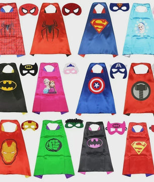 Superheld Cape en Masker Set - Kinderen Cosplay Verkleedkostuum