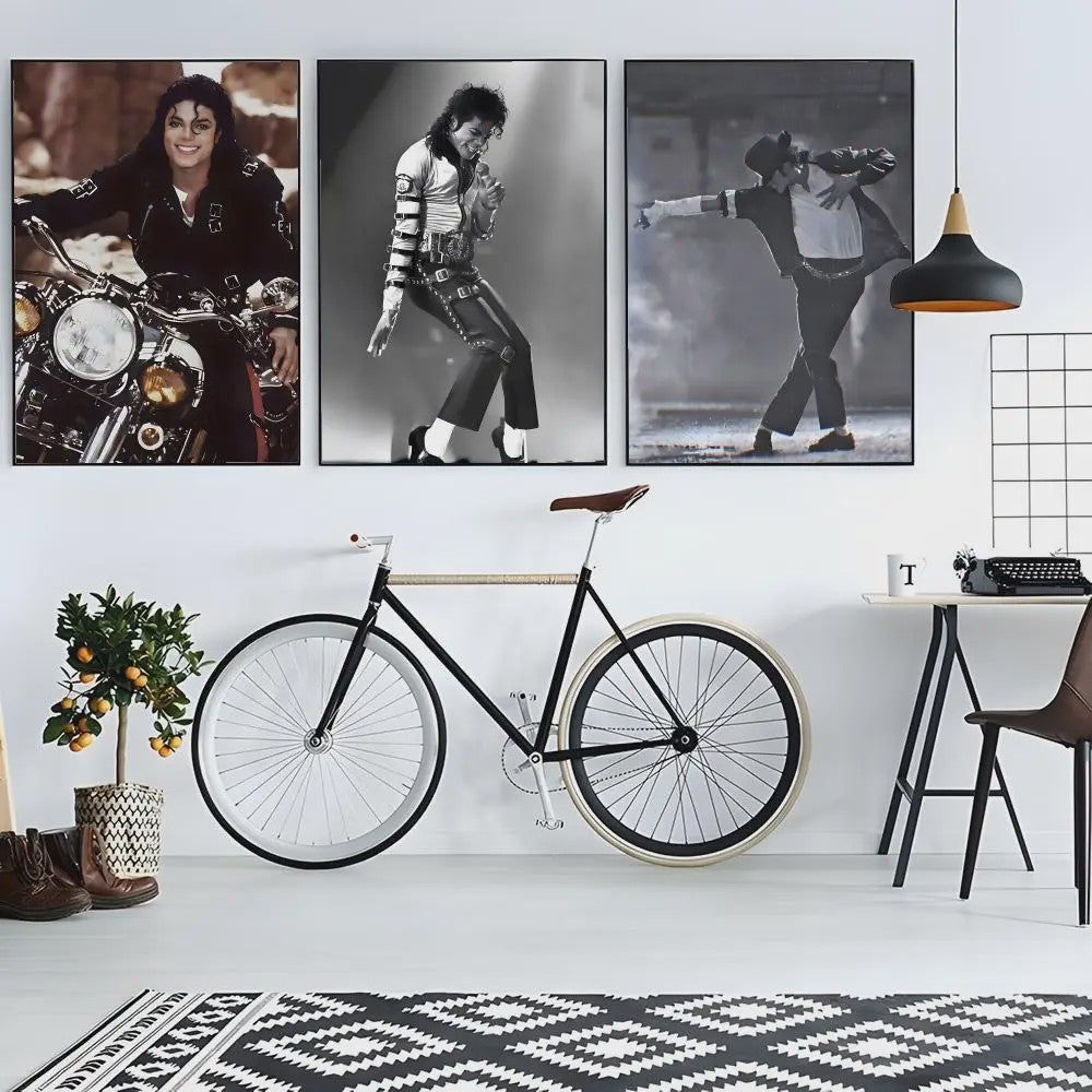 Iconische Michael Jackson Poster - Retro Muziek Kunst Decoratie