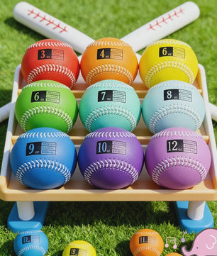 Professionele Verzwaarde Baseballs 3oz-12oz voor Krachttraining en Pitching Oefening