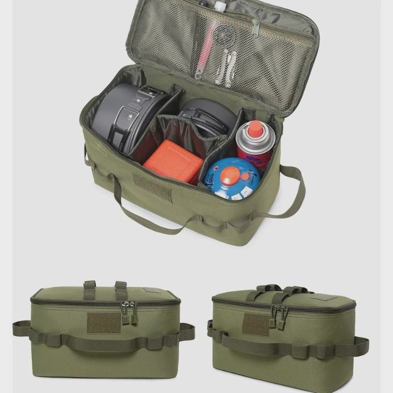 Ruime Camping Opbergtas voor Gasflessen & Kookgerei - Draagbaar & Georganiseerd