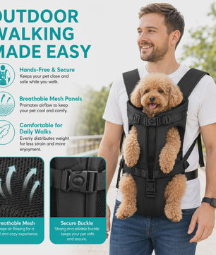 Draagbare Honden Rugzak Carrier voor Katten en Honden - Comfortabel en Veilig Reizen