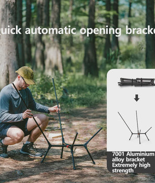 Naturehike YL01 Ultra-lichtgewicht Campingstoel - Snel Opvouwbaar & Draagbaar (150kg)