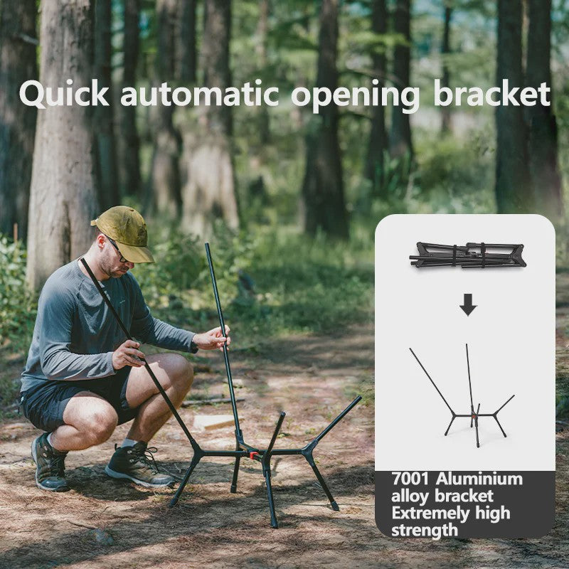 Naturehike YL01 Ultra-lichtgewicht Campingstoel - Snel Opvouwbaar & Draagbaar (150kg)