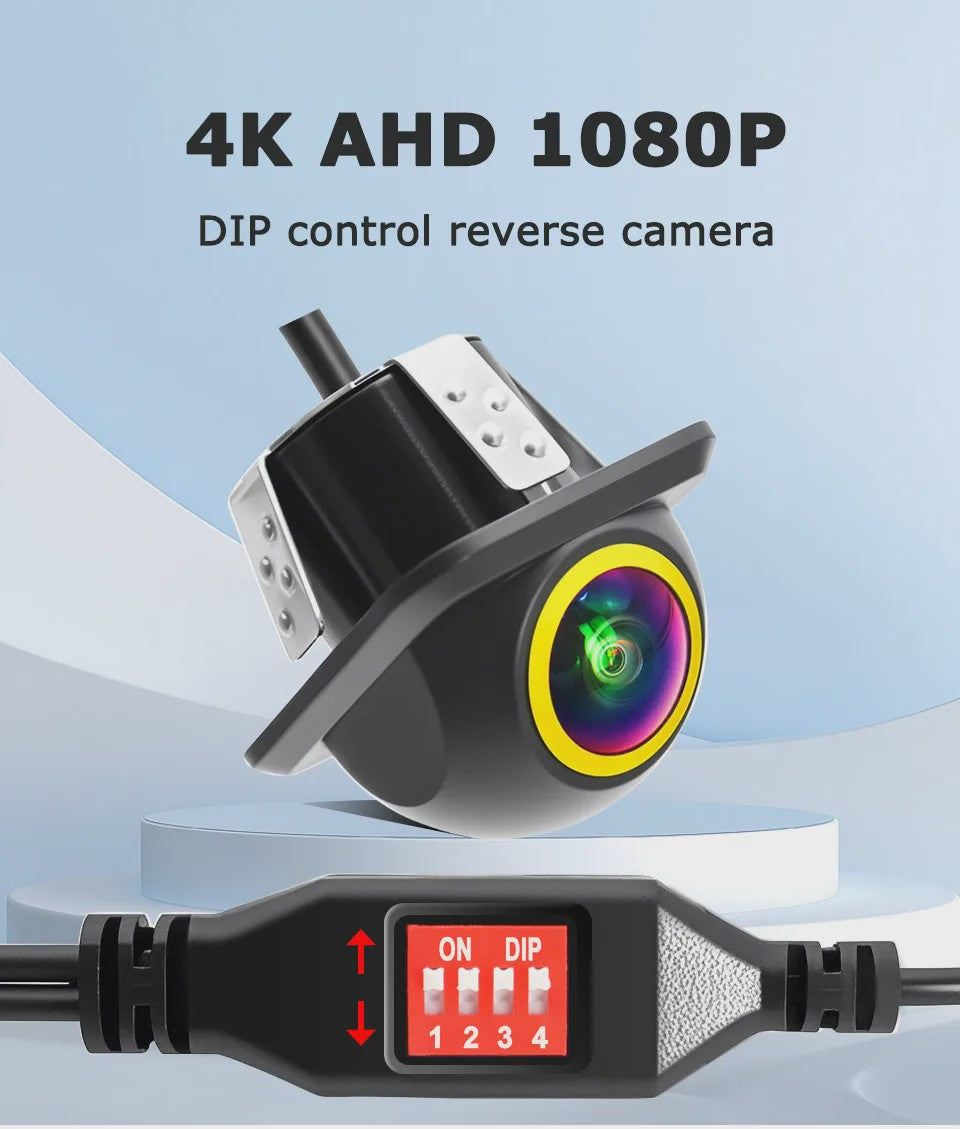 Universele 4K AHD Auto Achteruitrijcamera 1080P met Nachtzicht & Waterdicht Ontwerp