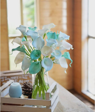 Real Touch Kunst Calla Lelies - Bruidsboeket & Bloemstukken (15 stuks)
