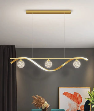Moderne LED Plafondlamp met Dimfunctie - Stijlvolle Verlichting voor Eettafel & Keuken