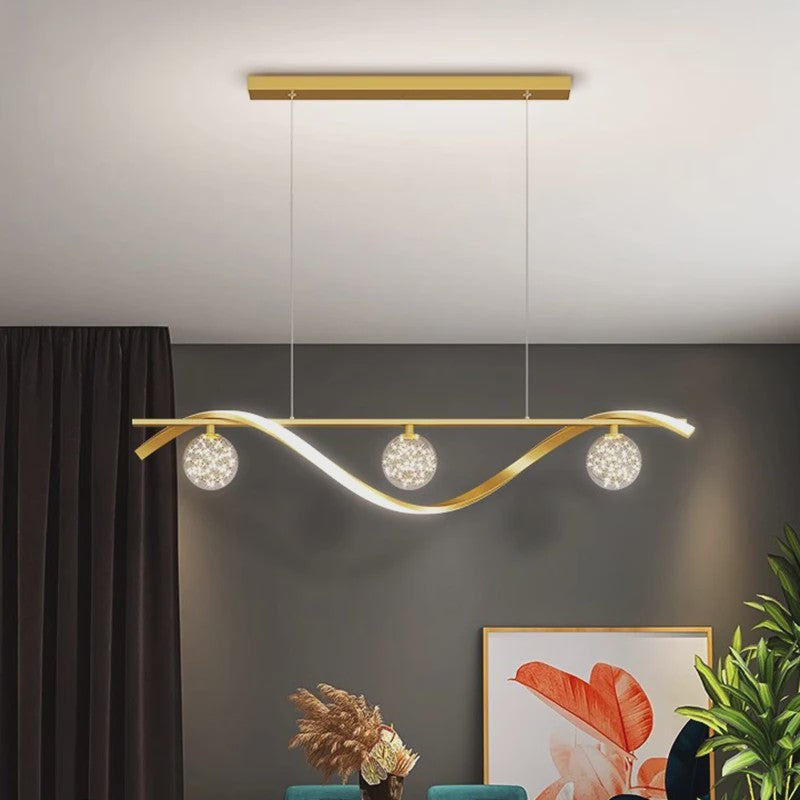 Moderne LED Plafondlamp met Dimfunctie - Stijlvolle Verlichting voor Eettafel & Keuken