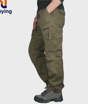 Heren Cargo Broek - Comfortabele Outdoor & Wandelbroek met Meerdere Zakken