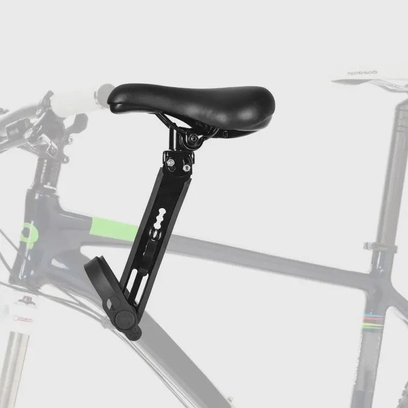 Universeel Fiets Kinderzitje Voorop - Verstelbaar met Veiligheidshandvat en Pedalen