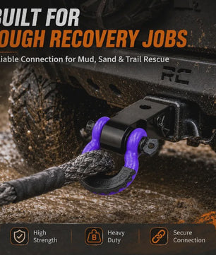 Heavy Duty Trekhaak Adapter met Paarse Slagpen - 4750KG Capaciteit