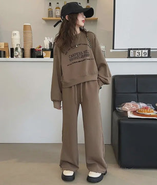 Meisjes Sweater & Wijdvallende Broek Set - Herfst/Winter Collectie