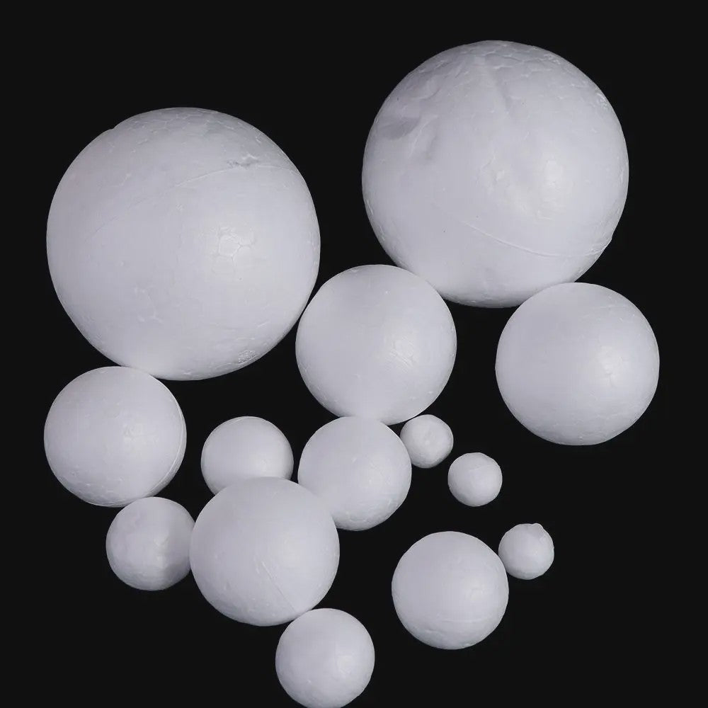 Mini Polystyreen Ballen Wit - Decoratie & Kerstversiering