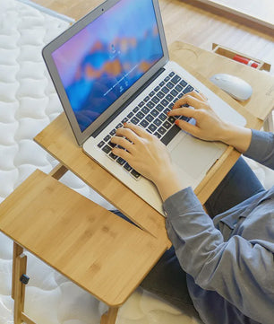 Opvouwbaar Laptop Bureau voor Bed en Sofa - Draagbare Bedtafel voor Lezen en Studeren