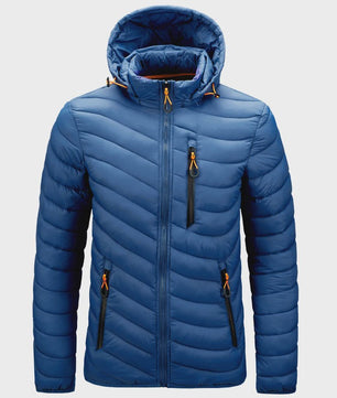 Luxe Heren Lichtgewicht Puffer Jas met Capuchon - Warm & Stijlvol voor Outdoor en Casual Gebruik