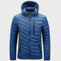 Luxe Heren Lichtgewicht Puffer Jas met Capuchon - Warm & Stijlvol voor Outdoor en Casual Gebruik