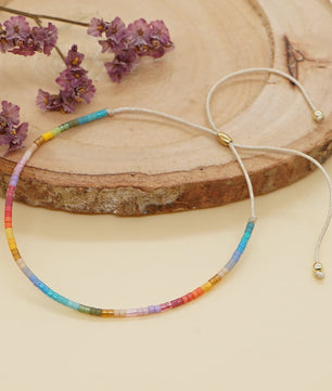 Zomerse Miyuki Kralen Armband - Turquoise & Blauw - Boho & Etnisch