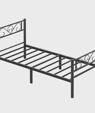 Stijlvol Metalen Bedframe 90x200 cm - Zwart
