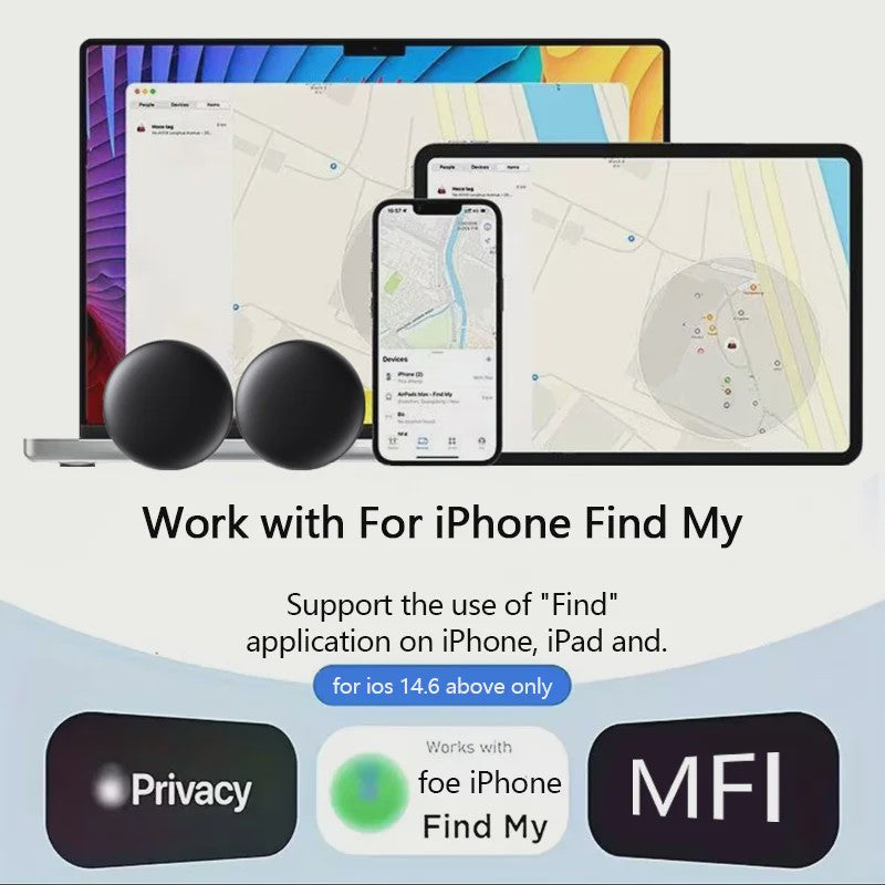 4x Apple Find My Smart Tracker Tags met Magneet & Siliconen Hoes - Anti-verlies Tracker