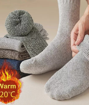 5 Paar Super Dikke Thermosokken Heren & Dames - Winter Warm & Anti-Koud