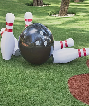 Opblaasbare Bowling Set 7-delig PVC - Leuk voor Binnen & Buiten!