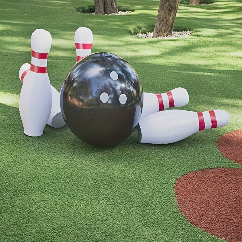 Opblaasbare Bowling Set 7-delig PVC - Leuk voor Binnen & Buiten!