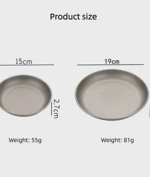 Lichtgewicht Titanium Camping Bord – Perfect voor Outdoor, Picnic & Reizen