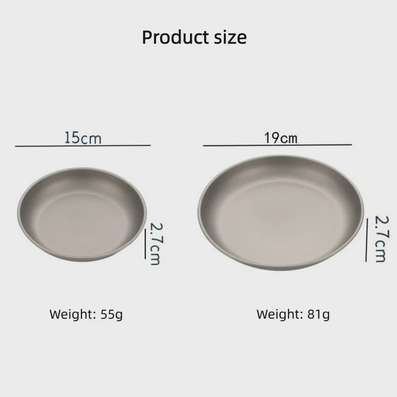Lichtgewicht Titanium Camping Bord – Perfect voor Outdoor, Picnic & Reizen