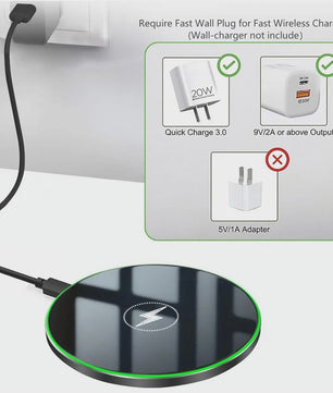 Universele Draadloze Oplader: Snel Laden voor iPhone, Samsung, Huawei & Meer