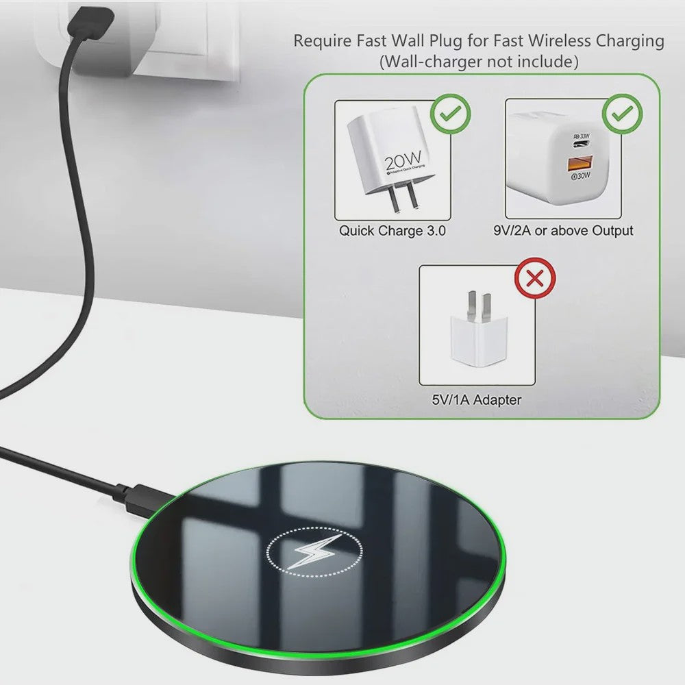 Universele Draadloze Oplader: Snel Laden voor iPhone, Samsung, Huawei & Meer