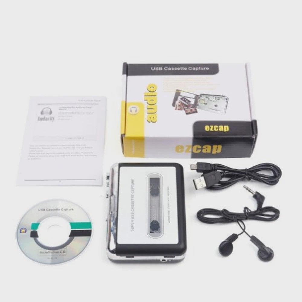 Draagbare Cassette Speler & MP3 Converter - Zet tapes om naar digitaal via USB