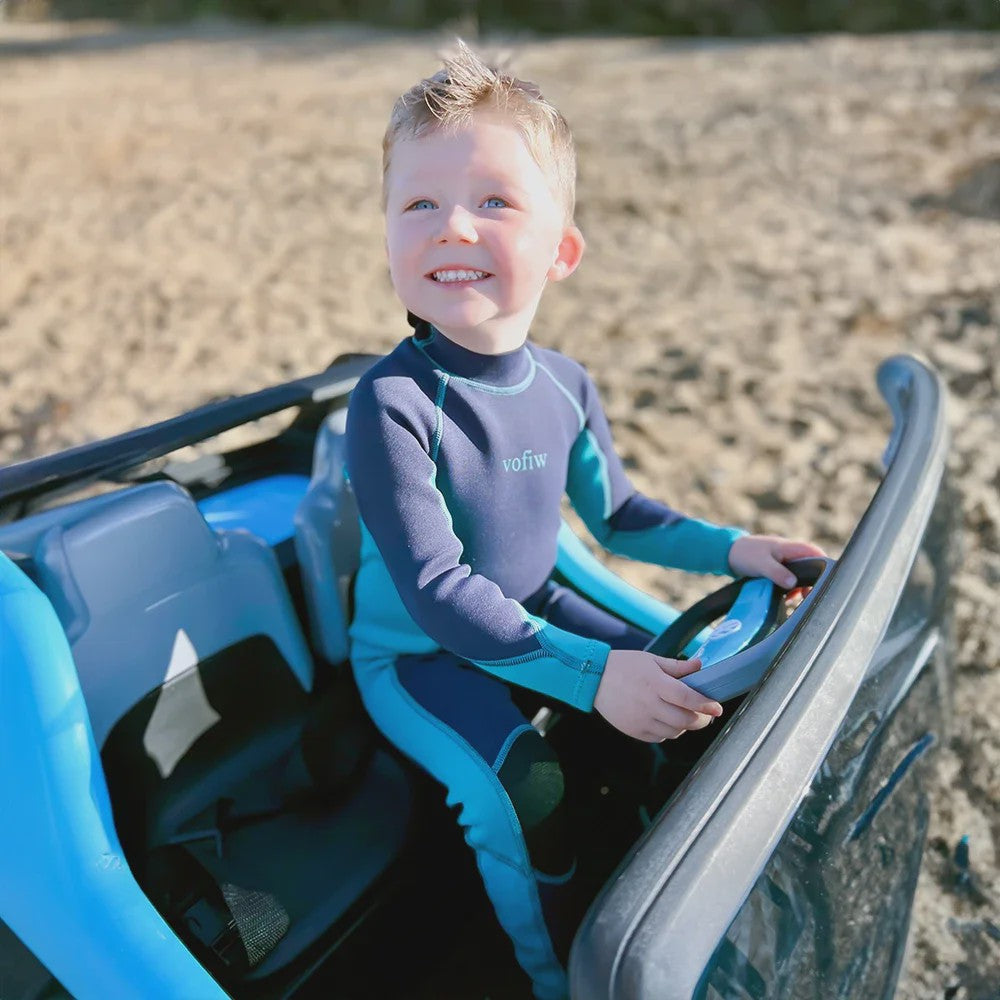 Kinder Neopreen Wetsuit 3MM - Lange Mouwen voor Jongens & Meisjes - Water Sport Kleding
