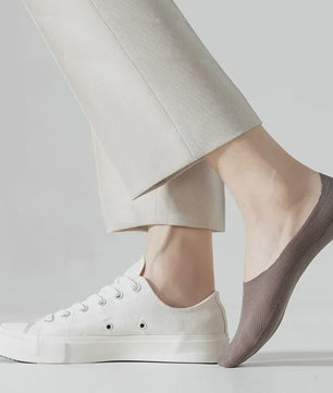 5 Paar Heren Sneakersokken van Katoen - Ademend, Zweetabsorberend & Anti-slip