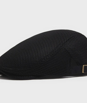 Ademende Mesh Pet - Vintage Flat Cap / Newsboy Cap voor Dames en Heren