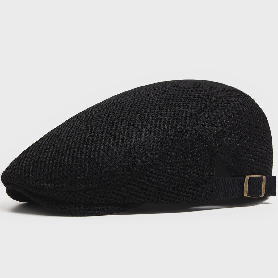 Ademende Mesh Pet - Vintage Flat Cap / Newsboy Cap voor Dames en Heren