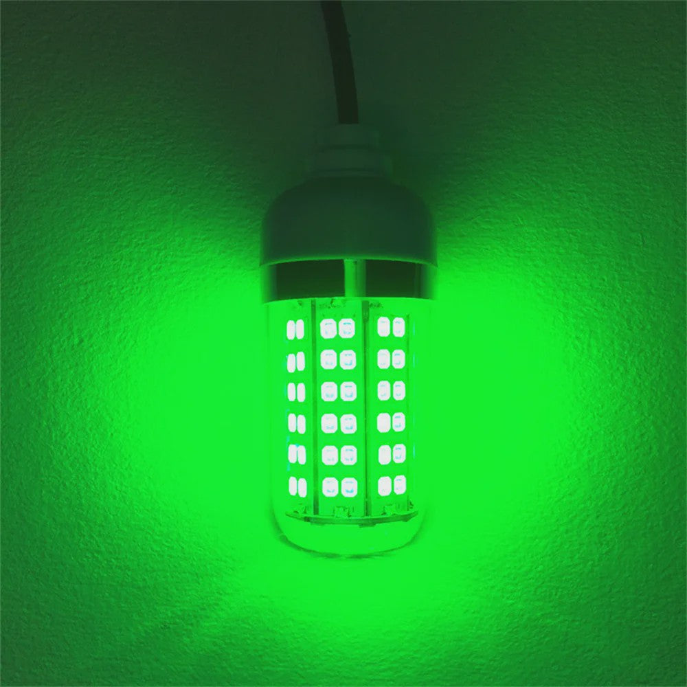 Waterdichte LED Visserslamp Onderwater - 12V AC/DC - Trekt Vis, Garnalen, Inktvis aan
