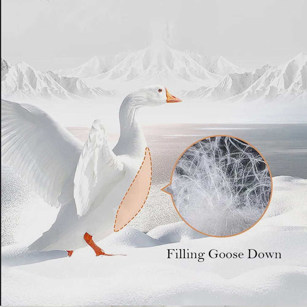Luxe 100% Ganzendons Kussen - Winter Collectie - Queen/King Size - Katoen