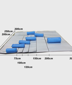 Isolerende Camping Mat: Foam & Aluminium Folie voor Warmte & Comfort