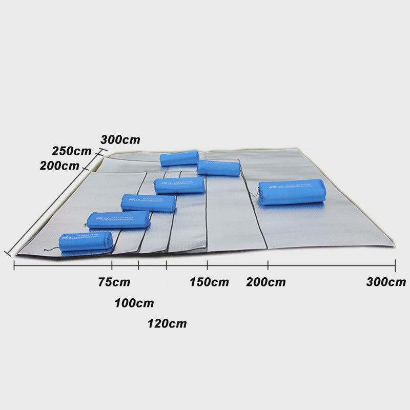 Isolerende Camping Mat: Foam & Aluminium Folie voor Warmte & Comfort