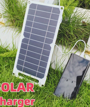35W Sunpower Draagbaar Zonnepaneel met USB - Ideaal voor Powerbank, Telefoon, Outdoor & Camping
