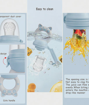 Siliconen Fruit- en Groentespeen voor Baby's en Peuters (6-36 mnd) - Bijtspeen & Voeding