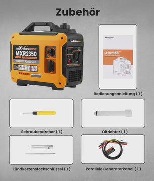 MAXPEEDINGRODS 2000W Draagbare Inverter Generator - Stil & Compact