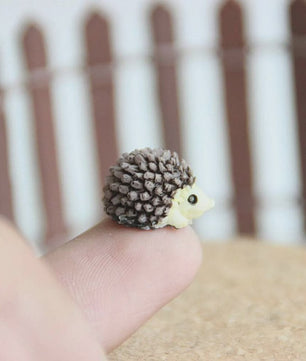 Mini Egel Beeldjes Set (5/10 Stuks) - Sprookjestuin & Miniatuur Decoratie