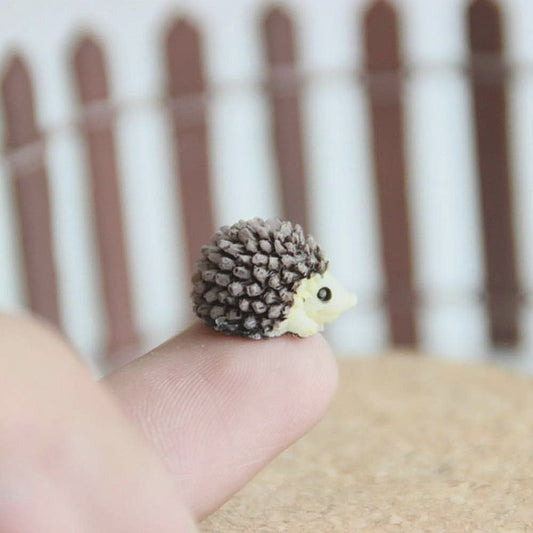 Mini Egel Beeldjes Set (5/10 Stuks) - Sprookjestuin & Miniatuur Decoratie